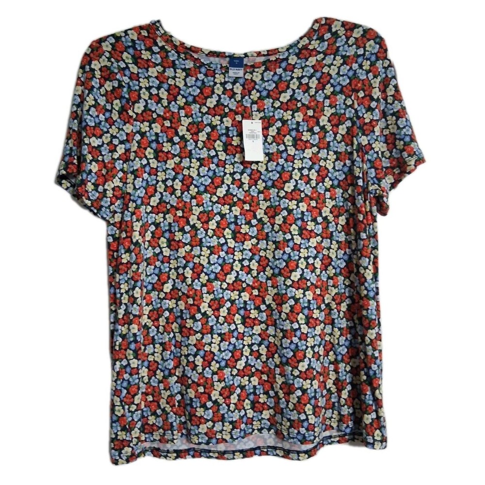 NWT Women's Old Navy Luxe Crewneck Tee Top Size S
